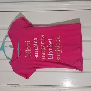 Soho New York & Company Summer Pink Shirt Top